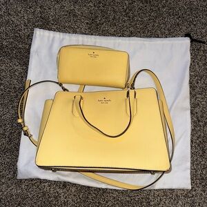 Yellow Kate spade Satchel set